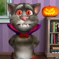 Tom Cat Halloween Fun